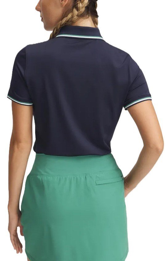Under Armour Drive SS Rib polo da donna, midnight navy