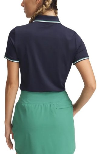 Under Armour Drive SS Rib polo da donna, midnight navy