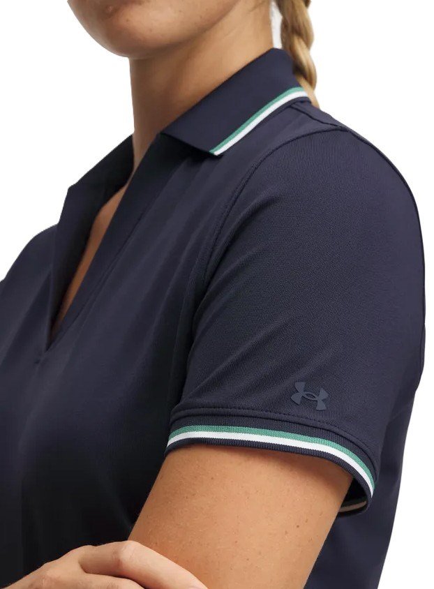Under Armour Drive SS Rib polo da donna, midnight navy