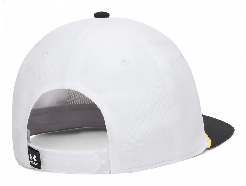 Under Armour Drive 5 Panel Snapback cappellino da uomo, bianco