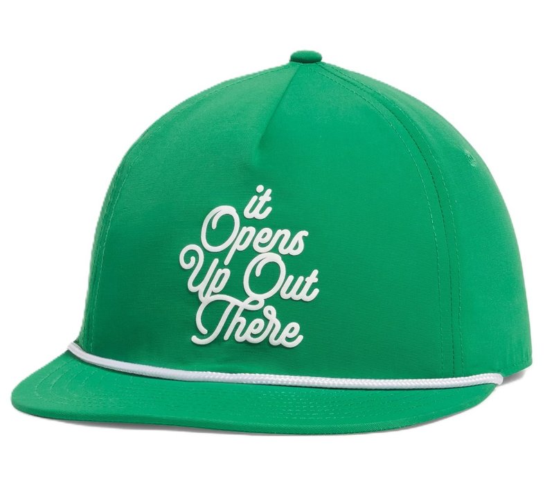 Under Armour Drive 5 Panel Snapback cappellino da uomo, team Kelly green