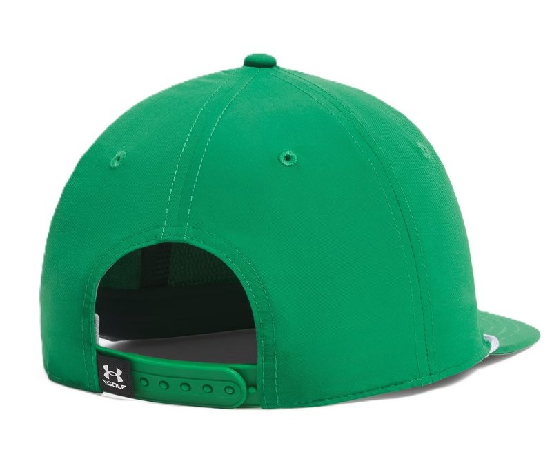 Under Armour Drive 5 Panel Snapback cappellino da uomo, team Kelly green