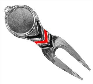 Longridge Apex Arrow Pitchfork + segnapalla, argento
