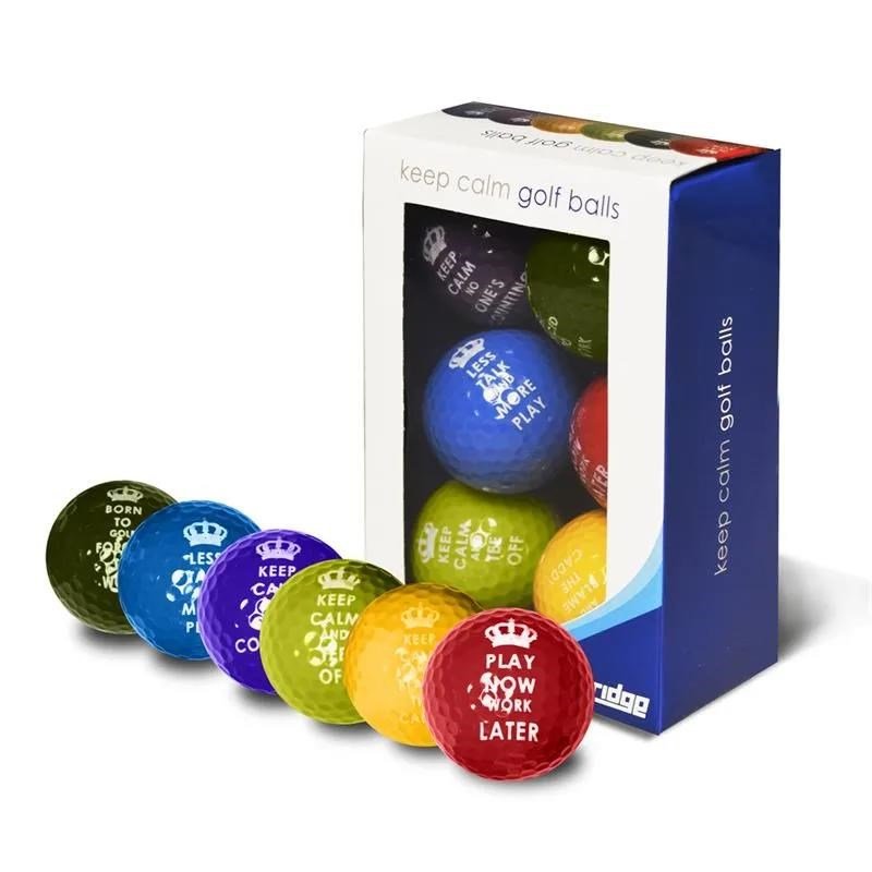 Longridge Keep Calm palline da golf, mix di colori