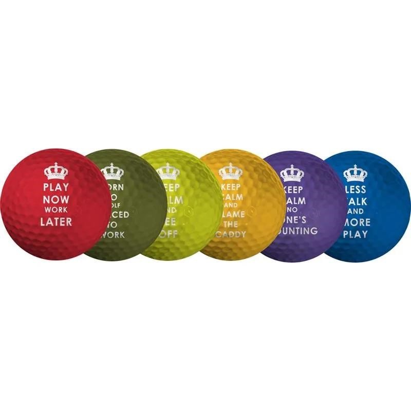 Longridge Keep Calm palline da golf, mix di colori