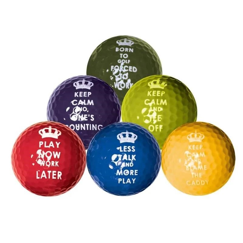 Longridge Keep Calm palline da golf, mix di colori