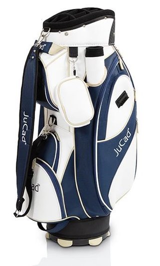 JuCad Style cart bag, bianco/blu