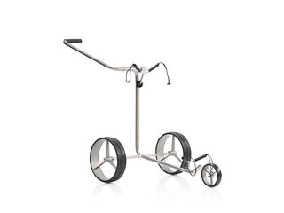 JuCad Titan carrello manuale a 3 ruote + borsa da trasporto JTT, titanio