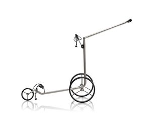 JuCad Titan carrello manuale a 3 ruote + borsa da trasporto JTT, titanio