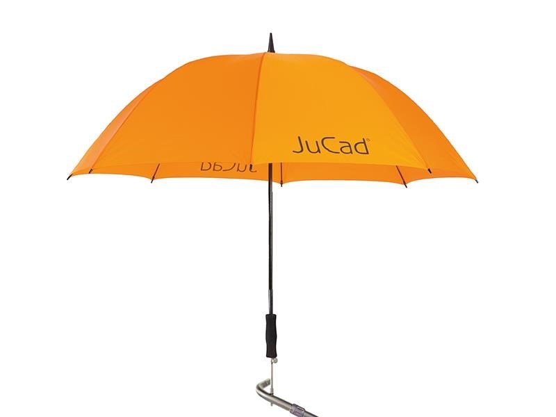 JuCad ombrello da golf telescopico 68" con pin, arancione