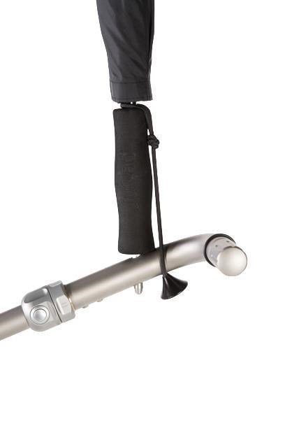 JuCad ombrello da golf telescopico 68" con pin, arancione