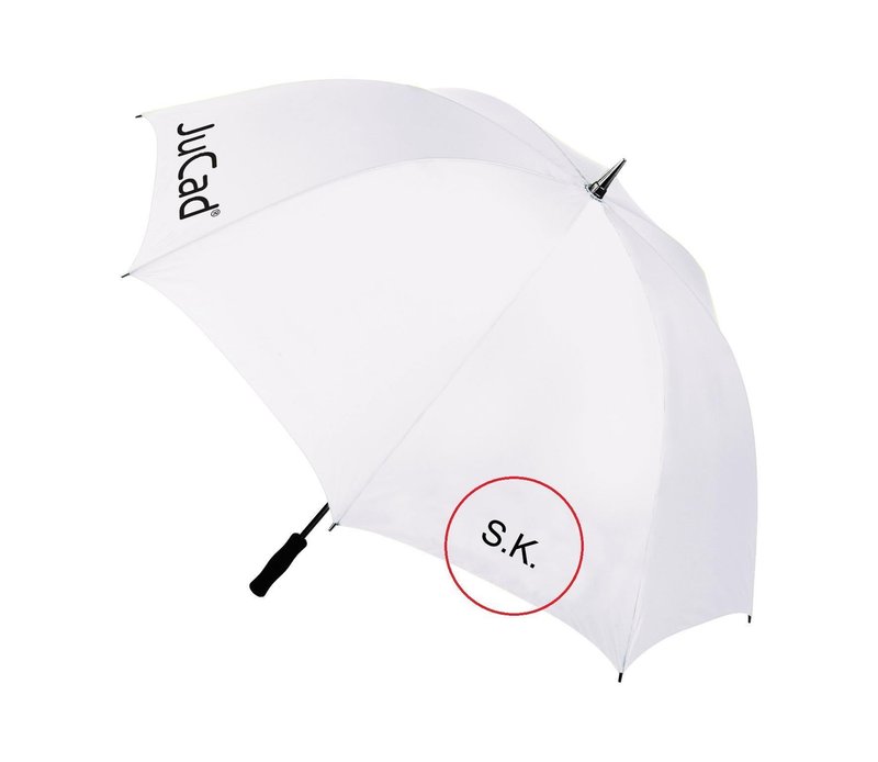 JuCad ombrello da golf telescopico 68" con pin, arancione