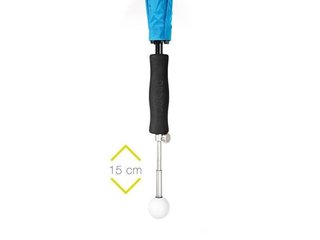 JuCad ombrello da golf telescopico 68" con pin, blu