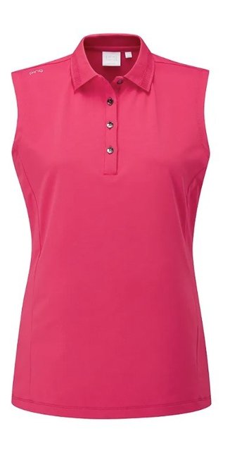 PING Solene sleeveless polo da donna, rosebud