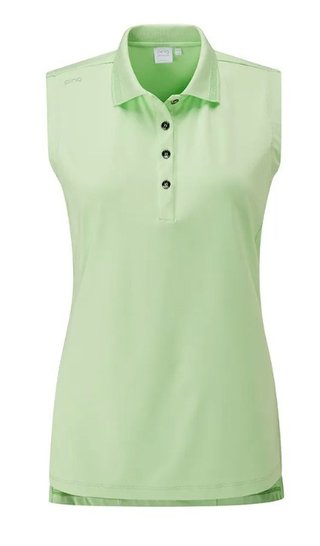 PING Solene Sleeveless polo da donna, mint