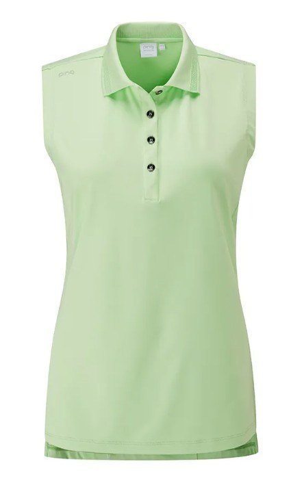 PING Solene Sleeveless polo da donna, mint