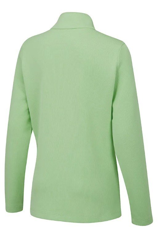 PING Lyla Half Zip Ribbed pile da donna, mint marl