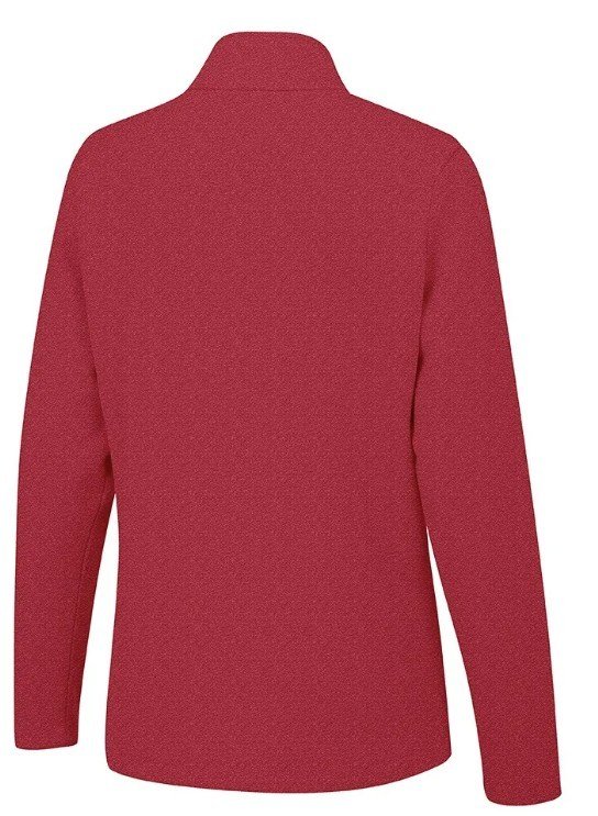 PING Lyla Half Zip Ribbed pile da donna, rich red marl
