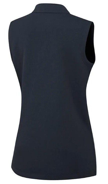 PING Lyla half zip gilet da donna, blu navy