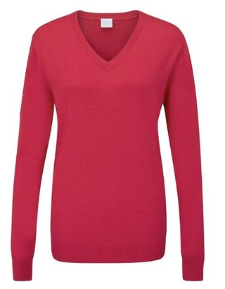 PING Tatton maglione con scollo a V da donna, rosebud