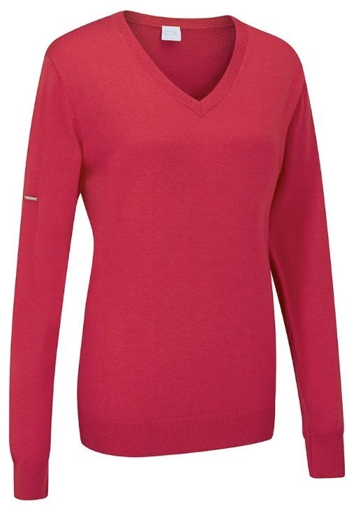 PING Tatton maglione con scollo a V da donna, rosebud