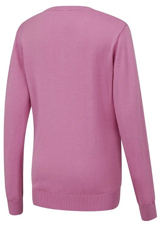 PING Tatton maglione con scollo a V da donna, rosa