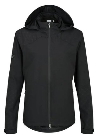 PING Milli Hooded giacca impermeabile da donna, nera