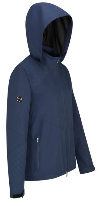 PING Milli Hooded giacca impermeabile con cappuccio da donna, blu oxford