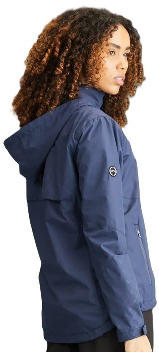 PING Milli Hooded giacca impermeabile con cappuccio da donna, blu oxford