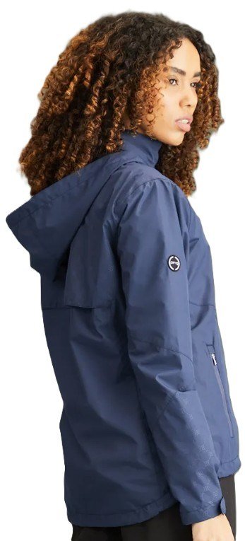 PING Milli Hooded giacca impermeabile con cappuccio da donna, blu oxford