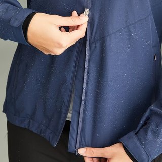 PING Milli Hooded giacca impermeabile con cappuccio da donna, blu oxford