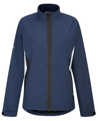 PING Stevie giacca impermeabile da donna, blu/bianco