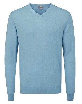 PING Sullivan V-Neck maglione da uomo, azzurro