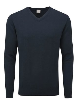 PING Sullivan maglione con scollo a V da uomo, navy