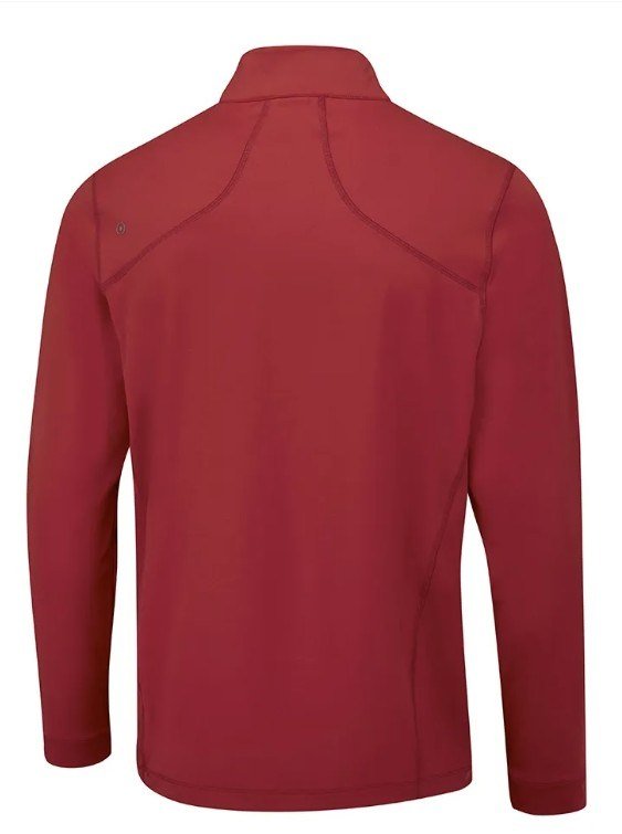 PING Latham Half Zip midlayer da uomo, rich red