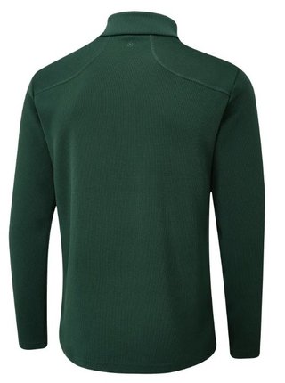 PING Ramsey half zip ribbed fleece pullover da uomo, pine