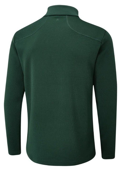 PING Ramsey half zip ribbed fleece pullover da uomo, pine