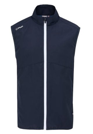 PING Ashbourne gilet in pile da uomo, blu navy/stormcloud