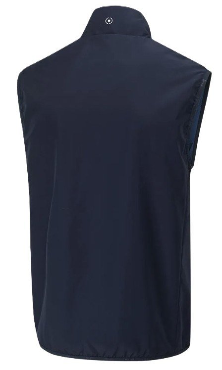 PING Ashbourne gilet in pile da uomo, blu navy/stormcloud