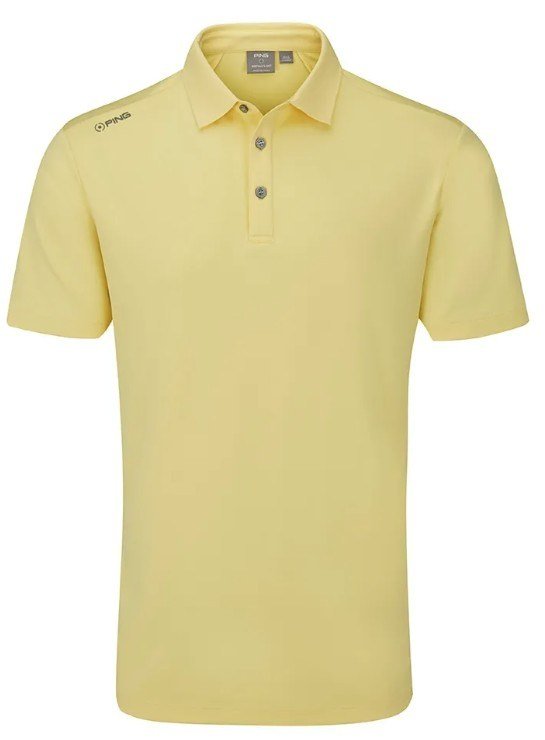 PING Lindum polo da uomo, giallo limone