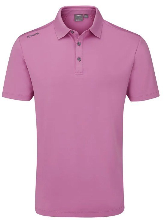 PING Lindum polo da uomo, rosa