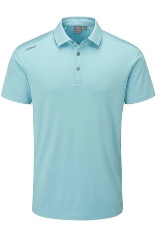 PING Lindum polo da uomo, sky blue
