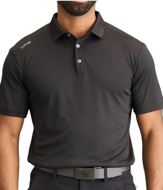 PING Lindum polo da uomo, nero