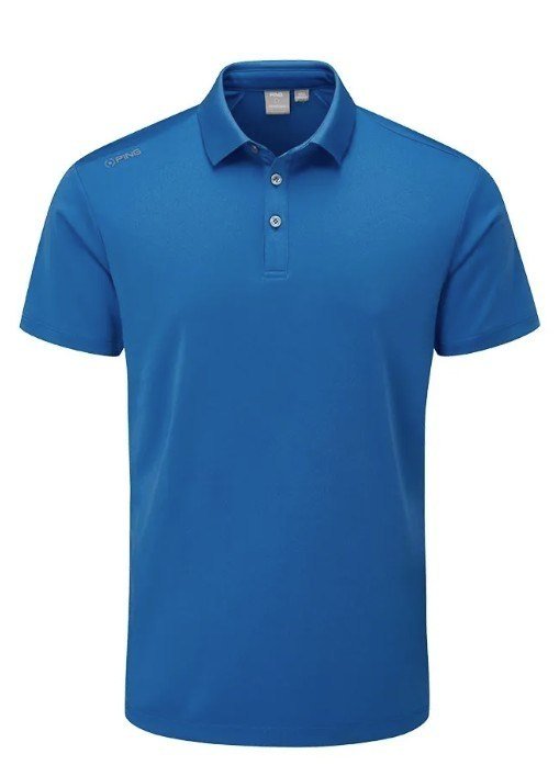 PING Lindum polo da uomo, blu snorkel