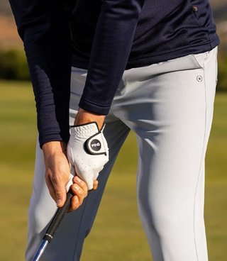 PING Tour Tapered Fit pantaloni da uomo, pearl grey