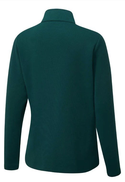 PING Lyla Half Zip Ribbed pile da donna, pine