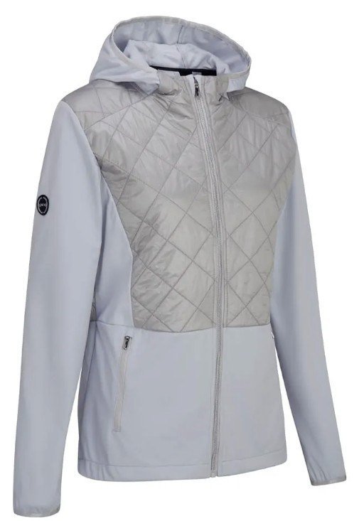 PING Gem Hybrid Hooded giacca da donna, gem quiet grey