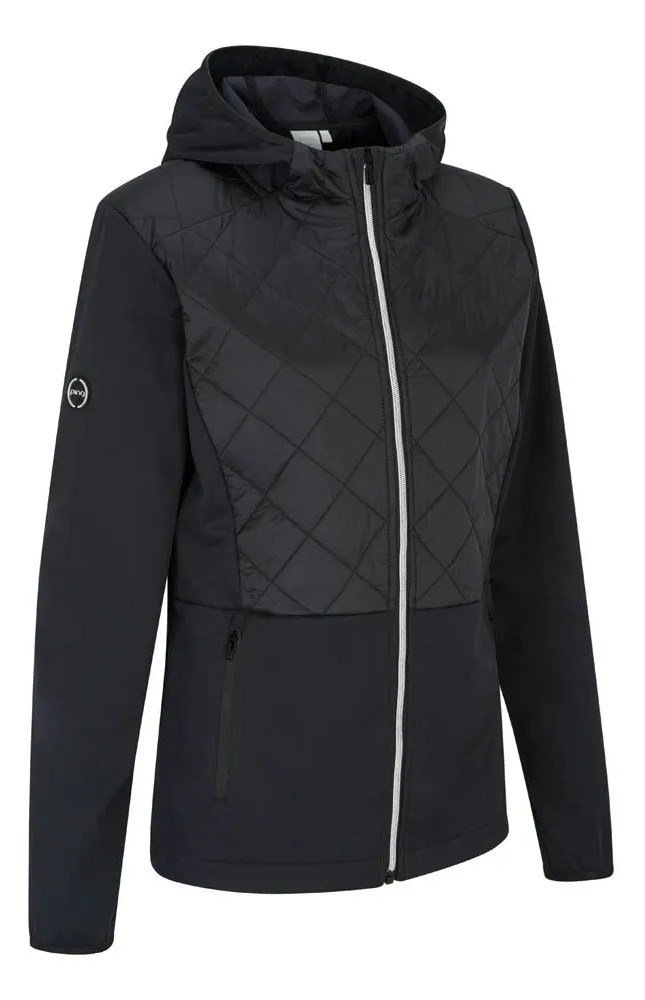 PING Gem Hybrid Hooded giacca da donna, nera