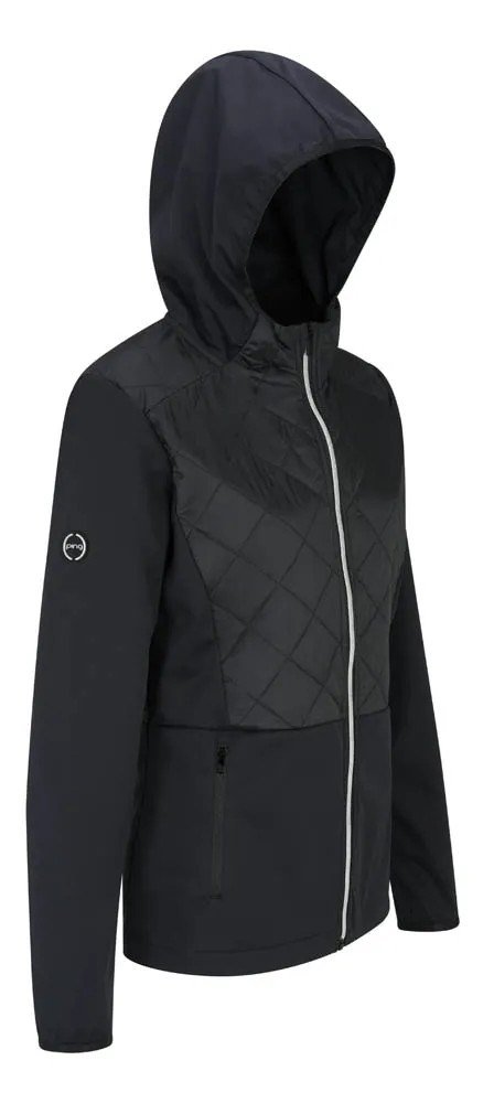 PING Gem Hybrid Hooded giacca da donna, nera