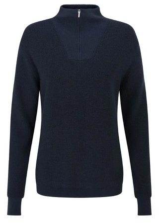 PING Kaylah Half Zip Lined maglione da donna, blu navy